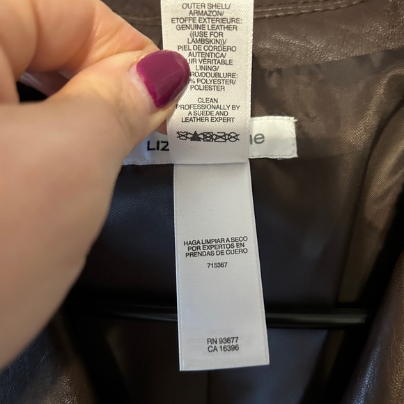 Great condition Chocolate Brown Genuine Leather Jacket medium - Picture 5 of 6